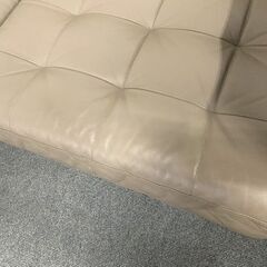 IKEA/イケア LANDSKRONA/ランズクローナ 2人掛けソファ ベージュ/ウッド 中古家具 店頭引取歓迎 R8735の画像