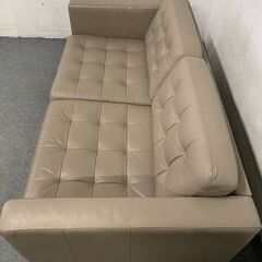 IKEA/イケア LANDSKRONA/ランズクローナ 2人掛けソファ ベージュ/ウッド 中古家具 店頭引取歓迎 R8735の画像