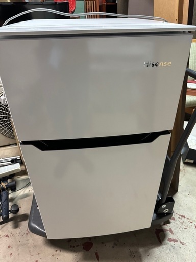 【ランクA】ハイセンス　HR-B95A　２ドア冷蔵庫　93L『中古美品』2020年