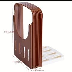 パン切りガイド、自家製パン用、プラスチック製パン切り、サンドイッチ、トーストスライス用キッチンガジェット、食品接触安全素材の画像