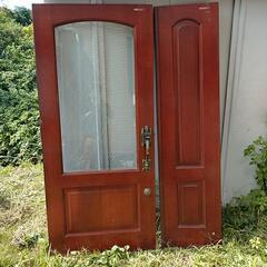 DIY 高級玄関ドア　親子　木製