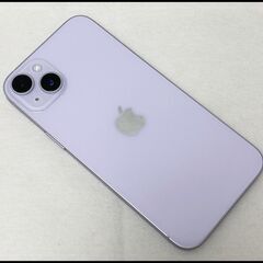 デモ機 iPhone14 Plus 128GB パープル 3L277J/A A2885 (au 〇判定