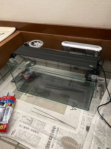 45cm水槽 セット LEDライト フィルター 冷却ファン など