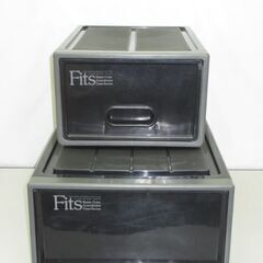 stp-2843　Fits　プラケース　2点セット　大＆小　収納...