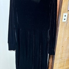 大きいサイズ。ベロアワンピース
の画像
