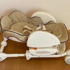 アップリカ ハイローチェア ハイローベッド＆チェア コンパクト ※ベルト用バックル無しの画像