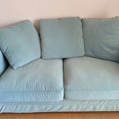 IKEA  イケア　GRÖNLID グローンリード　2人掛けソファ　ライトグリーンの画像