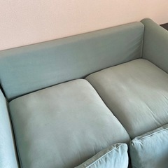 IKEA  イケア　GRÖNLID グローンリード　2人掛けソファ　ライトグリーンの画像
