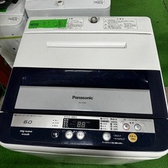 ご来店時、ガン×2お値引き‼️Panasonic(パナソニック) 2013年製 6.0kg 洗濯機🎉