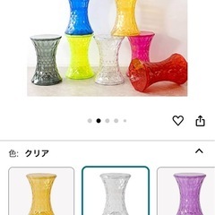 【譲ります】デザイナーズスツールクリアほぼ新品の画像