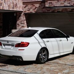 検査8年3月523i Mスポーツ 実走7万km/2000ccターボ/REMUSマフラー/社外19インチ/HDDナビ/地デジ/バックカメラ/Bluetoothオーディオ/ミラーETCの画像