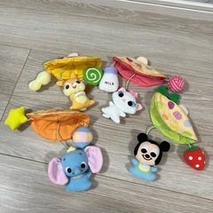 ディズニーキャラクターズ やわらかガラガラメリーデラックスの画像