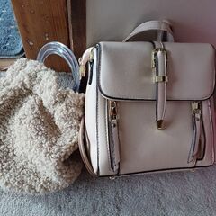 リュックは未使用品の画像