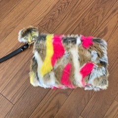 カラフルファークラッチバック