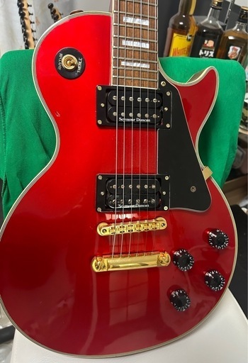 本日、明日限定価格 Brian レスポールカスタム レッド