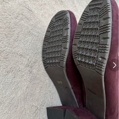 あしながおじさん　クロスロード　ファー付きショートブーツ新品の画像