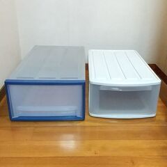 収納ボックス クリアーボックス 引出し 2個まとめて