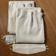 ベランダ用カーテン2枚セットの画像