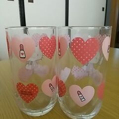 【新品♡美品】キティちゃんグラス2個セットの画像