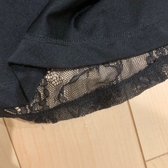 黒　レースワンピースの画像