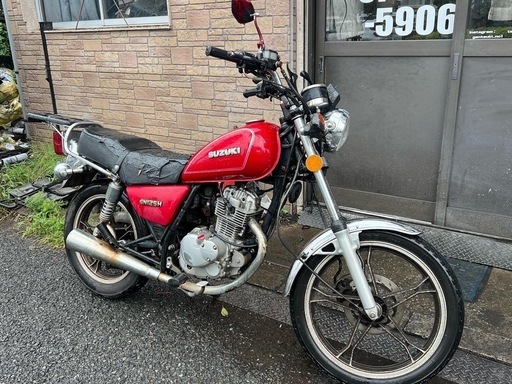 スズキ　GN125H 実動書類鍵有　レストアベース、部品取りにも！