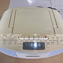 ソニー CDラジカセ CFD-S50  リサイクルショップ宮崎屋 住吉店 24.9.26Fの画像