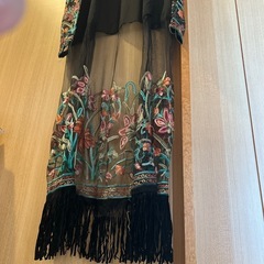 花柄レース羽織りの画像