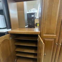 大型シューズBOX ブラウン 靴箱の画像