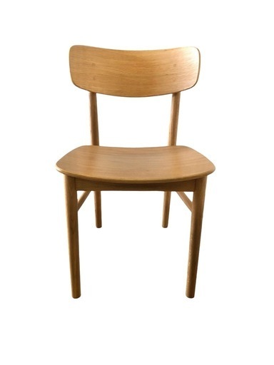 無印良品 ラウンドチェア・オーク材 ナチュラルカラー