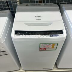 【ジ302】全自動洗濯機 HITACHI 日立 2018年製 7.0kg 6か月保証付き BW-V70BE5 (ma)