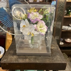 造花　ガラスベース　フェイクフラワー