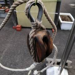 木製滑車の画像