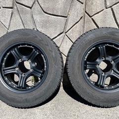 引取先決定　ジムニーに着用　スタッドレスタイヤ　ホイールセットの画像