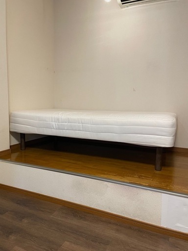 無印　脚付マットレス・高密度ポケットコイル・シングル