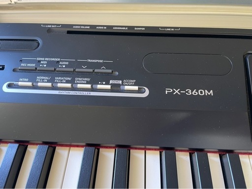 CASIO PX-360M Privia 電子ピアノ、ステージやスタジオで真価を発揮する多彩な機能、タッチパネル付きカラー液晶搭載。
