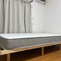 マットレス(シングル)、フレームの画像