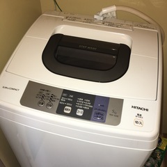 HITACHI洗濯機の画像