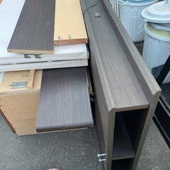 ☆無料☆ニトリ　ダブルベッド本体のみ　引き出し付き　晴れているうちに！の画像