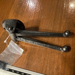 鋳物？　壁掛け　フック　　新品未使用の画像