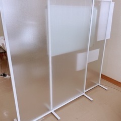 受付終了　パーテーション　