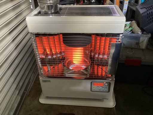 【売約済み】煙突ストーブ 10000円サンポット 燃焼チェック済み KSH-481KL 06年製