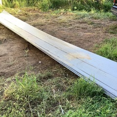 【長尺トタン波板12枚】650cm×80cm 
茨城県稲敷市引き取り限定
