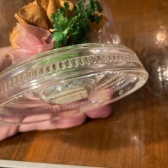 ガラス　ブリザードフラワー　ドライフラワーの画像