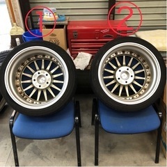 【引取限定・値下げ不可・バラ売り不可　SSR TF1R 2本】PCD114.3・5穴・8.0J・+37の画像