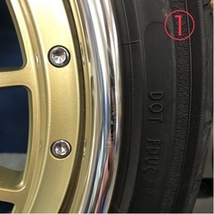 【引取限定・値下げ不可・バラ売り不可　SSR TF1R 2本】PCD114.3・5穴・8.0J・+37の画像