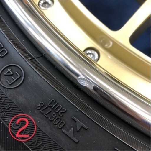 【引取限定・値下げ不可・バラ売り不可　SSR TF1R 2本】PCD114.3・5穴・8.0J・+37
