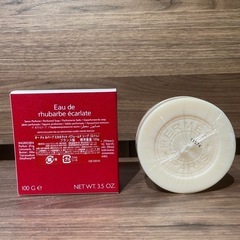 【未使用品】②HERMES  エルメス石鹸100g×1(赤い小箱+石鹸)の画像