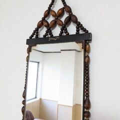 ☆壁掛け鏡　昭和レトロ　中古品　の画像