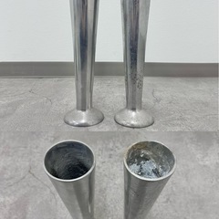 オシャレ 鉢植え 観葉植物 花瓶 シルバー ４個セット まとめ売り　の画像