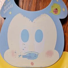 ミッキーお食事エプロンの画像